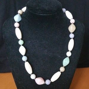 Unique vintage bead necklace